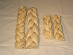 All Natural Plain Rawhide braids