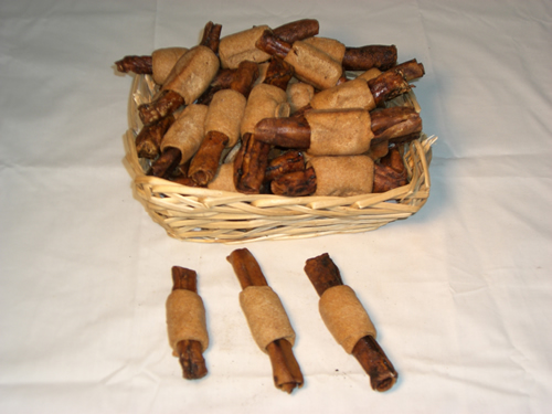 Beef Basted Rawhide Roll with a Beef Cookie